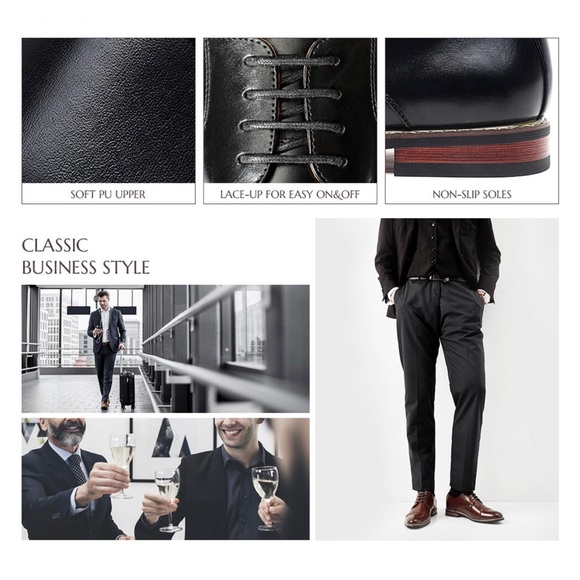 ‼️$5 SALE‼️ BRUNO MARC Oxford Lace Up Shoes - Picture 5 of 15